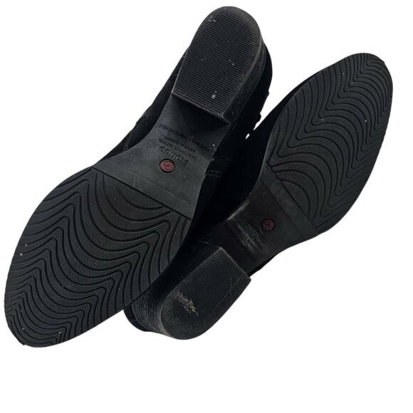 Blondo Womens 8 Idra Black Suede Side Zip Ankle Booties - Picture 10 of 11